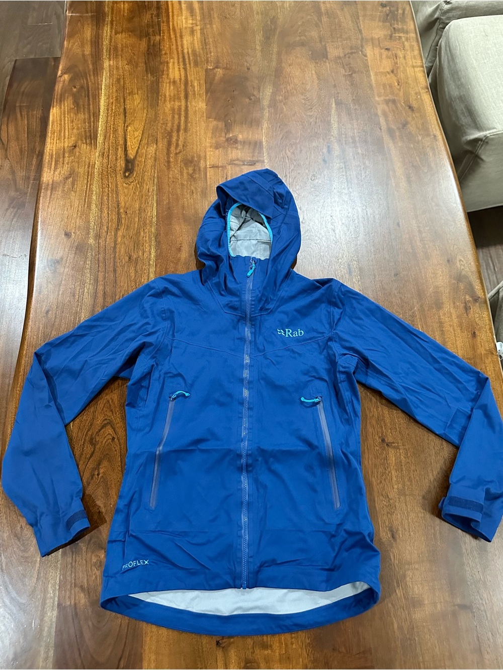 Rab Kinetic Jacket Womens Hooded Size Small